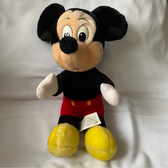Vintage Mickey Mouse Plush The Disney Store 10 Inches - Picture 1 of 6
